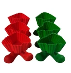 6PC Ganz Cupcake Tree Molds On Feet Holiday Party School Xmas Stocking Stuffer. Fixed Price $5.00.