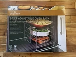 Crofton Adjustable Oven Rack 3 Tier Brand New Great For Cooking Multiple Items. Fixed Price $29.99.
