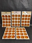 Lot Of 5 Homestyle Design Silicone Bakeware 12 Cup Donut Pans New Old Stock. Fixed Price $7.50.