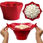 1PC Foldable Silicone Popcorn Bowl Microwaveable Diy Kitchen Tool - New. Fixed Price $19.99.