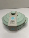 Martha Stewart Mini Stoneware 5IN Casserole W/ Lid Mint Microwave & Oven Safe 08. Fixed Price $15.00.