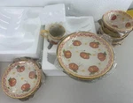 Temptations Bakeware; Set Old World Pumpkin New Box 13 Piece Missing Cup. Fixed Price $124.95.