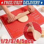 Silicone Rolling Mat 40*29.5CM Non Stick Pastry Fondant Dough Baking Reuse. Fixed Price $5.01.