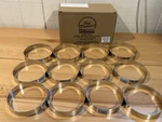 New Set 12 Fat Daddio's Pro Series Rings SSRD-4075 4"X 3/4" Pastry /cookie. Fixed Price $19.99.