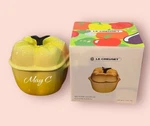 Creuset Stoneware Bell Pepper Casserole Cocotte (soleil) Nib. Fixed Price $69.00.