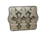 Nordic Ware Gingerbread Kids Cakelet Pan Boys And Girls Mold. Aluminum. Vgc. Fixed Price $16.96.