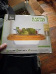 New Eco+chef 2 Piece Square Baking Dish Set With Bamboo Cutting Boards (4 Pcs). Fixed Price $14.99.