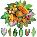 Humyoun 150 Pcs 8.7 Parchment Paper Leaves Inches, Mainly Green. Fixed Price $25.99.