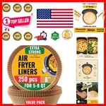 Natural 8-INCH Round Parchment Paper Liners 240 Count For Clean Cooking. Fixed Price $31.99.