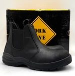 Work Zone S660 Men's New Chelsea-style Safety Boot Black Multiple Sizes. Fixed Price $54.99.