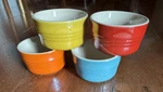 Le Creuset Stoneware Ramekins Lot Of 4 Baking Kitchen Bakeware. Fixed Price $28.00.