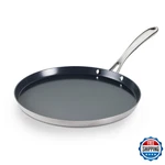Tramontina Utsava 11-INCH Tri-ply Clad Stainless Steel Ceramic-coated Dosa Tawa,. Fixed Price $37.13.