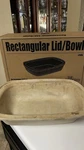 Pampered Chef 1435 Stoneware Rectangular Lid Bowl. Fixed Price $43.99.