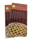 Wilton 6 Cavity Decorative Pie Crust Non Stick Molds Silicone Bakeware 2 Pack. Fixed Price $13.79.