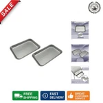 Creative Baking Made Easy: 2-PACK Aluminum Trays For Bake Oven, 6"X4"X0.5". Fixed Price $14.97.