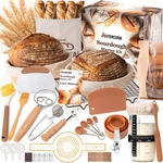 Astercook Sourdough Starter Kit: Round & Oval Banneton Baskets, Baking Tools. Fixed Price $86.10.