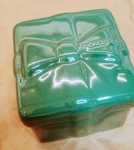 Le Creuset Square Gift Box Ramekin With Lid Pearlized Cactus Green Stoneware. Fixed Price $44.95.
