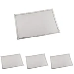 Set Of 4 Aluminum Baking Screens 11"X16" For Perfect Pizzas. Fixed Price $201.99.