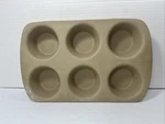 Pampered Chef Muffin Cupcake Stoneware Pan #1468. Fixed Price $44.99.