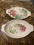 Temptations Casserole Dish With Lid Hydrangea. Fixed Price $100.00.