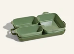 Our Place Five Piece Bakeware Set Sage. Fixed Price $119.41.