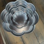 2-4 Tier Wilton Petal Pans Wedding Shower Flower 2105-2134 & 502-356 Hexagon Set. Fixed Price $49.99.
