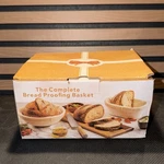 Complete Bread Proofing Basket Set, Ribbed Rattan Beige, PACK/1 Item. Fixed Price $29.99.