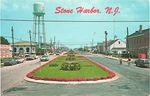 Bikes, Cars & Beautiful Garden The Road At Stone Harbor, New Jersey Postcard. Fixed Price $29.99.