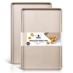 Hongbake 2 Pack Nonstick Baking Sheets, Extra Thick Carbon Steel Cookie Trays. Fixed Price $45.80.