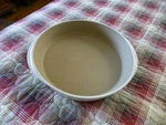 Pampered Chef Stoneware Traditions Collection 11 X 2 White Glaze Deep Bake. Fixed Price $16.00.