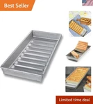 Superior Nonstick New England Hot Dog Bun Pan - Ideal For Lobster Rolls & More. Fixed Price $39.99.