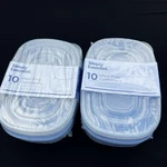 Simply Essential 20-PACK Meal Prep Containers Bed Bath & Beyond 34OZ Lot Of 10. Fixed Price $23.97.