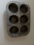 Vintage Chilton Ware Cupcake Pan Aluminum Muffin Tin Hole 606-1 Usa Made. Fixed Price $7.99.