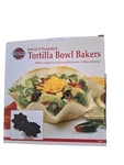 Norpro Set Of 2 Nonstick Tortilla Bowl Bakers-new, Open Box. Fixed Price $19.99.