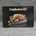 Calphalon Classic 13X16 Nonstick Roasting Pan With Rack 25 Lb Capacity Roaster. Fixed Price $74.99.
