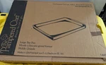 The Pampered Chef Classics Collection Stoneware Large Bar Pan 1445 17X11X1.5. Fixed Price $59.99.