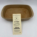 The Pampered Chef Stoneware Baker Pan Large 9" X 13" #1430 Family Heritage. Fixed Price $27.95.