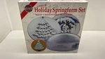 Norpro 4-PIECE Holiday Springform Cake Set Nib. Fixed Price $7.96.