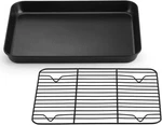 Baking Oven Sheet Pan With Rack For Cookie, Nonstick Tray And Cooling Ra.... Fixed Price $18.94.