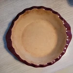 Pampered Chef Stoneware Deep Dish Pie Plate 5092 Fluted Edge Traditions Usa. Fixed Price $11.49.