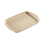 Pampered Chef Medium Bar Pan Stoneware Baking Tray Beige 100255 550. Fixed Price $42.00.