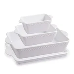 Sweejar Ceramic Baking Dish Lasagna Pans With Trivet, Rectangular Bakeware For. Fixed Price $175.92.