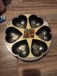 Wilton Excelle Elite Bakeware Mini Heart Pan #2105-431 6-CUP Capacity New Heavy. Fixed Price $27.56.