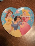 Disney Princess Zak Designs Kids Melamine Heart Plate Belle. Fixed Price $9.79.