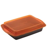 Rachael Ray Bakeware, Nonstick Baking / Cake Pan With Lid And Grips,. Fixed Price $38.29.