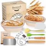 Banneton Bread Proofing Basket - Sourdough Starter Kit Pro.... Fixed Price $57.85.