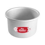 Fat Daddio's Aluminum Round Cake Pan, 4" Deep - 6", Silver. Fixed Price $24.99.
