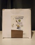 Evelots Silicone Teacup Baking Mold Set 12-PIECE White Non-stick 450 F. Fixed Price $7.00.