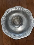 Lenox French Chip And Dip 12" Polished Perle Aluminum Clip Vintage. Fixed Price $35.00.