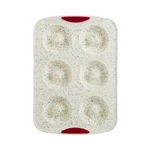 Trudeau Structure Silicone 6 Cavity Donut Pan, Confetti/fuchsia. Fixed Price $34.95.